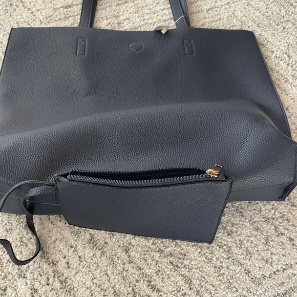 NAVY BLUE Vegan tote - Picture 11 of 12